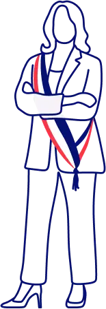 Personnage maire féminine utilisatrice de Signaleo