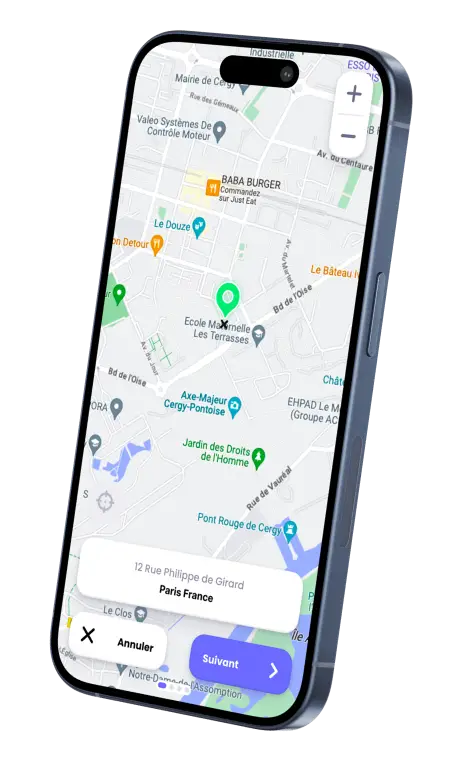 iPhone with Signaleo screenshot
